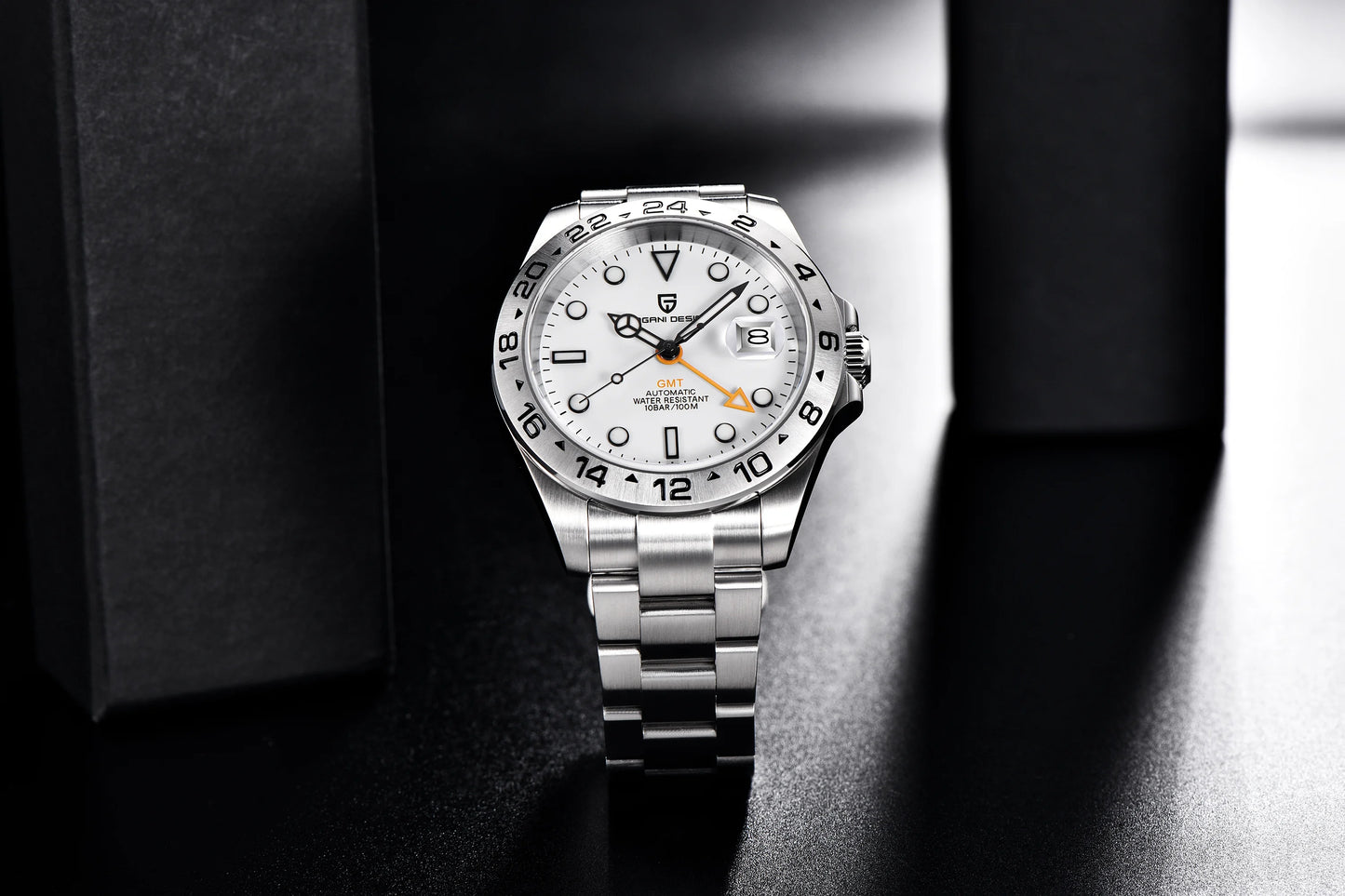 2024 GMT Horizon — White Dial & Silver Stainless Steel