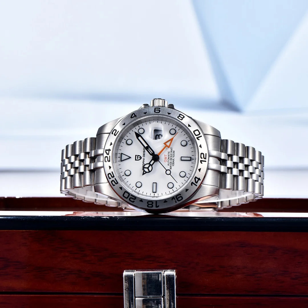 2024 GMT Horizon — White Dial & Silver Stainless Steel
