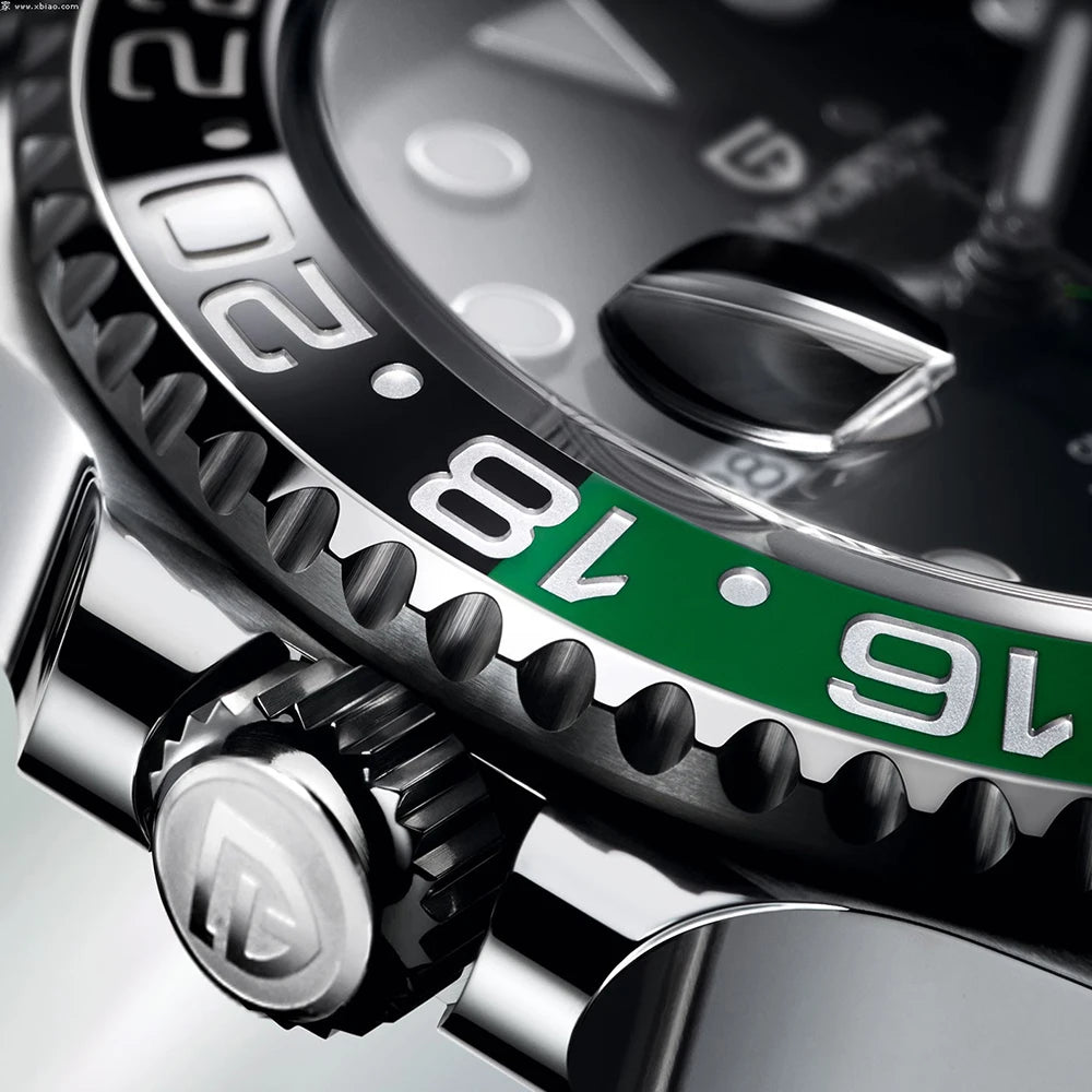 Aurum Diver — 40mm Luxury GMT Automatic